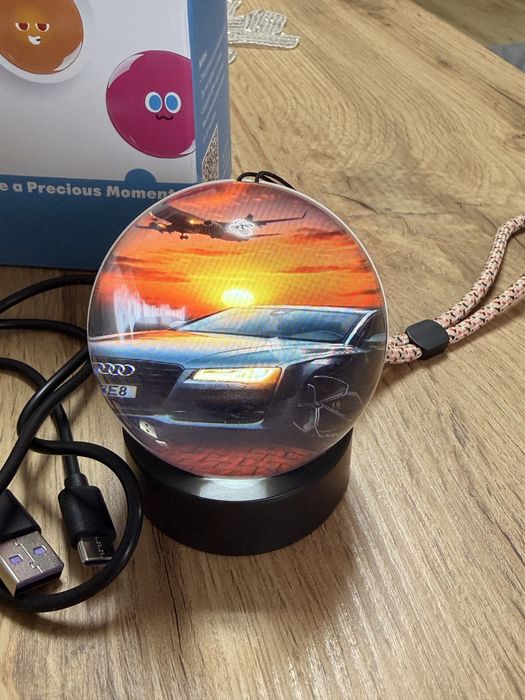 Lampa LED kula 3D hologram jaki chcesz USB projektor