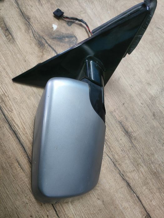 BMW E46 sedan lusterko prawe boczne srebrne