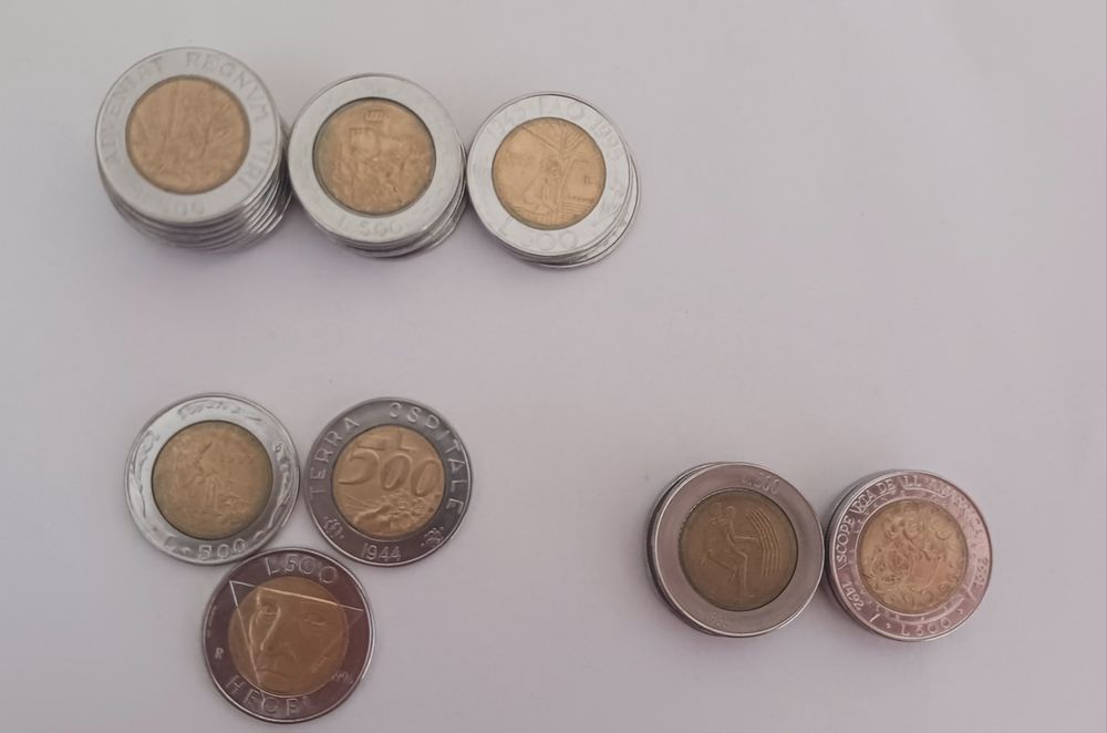 500 Lire San Marino - 8 moedas diferentes