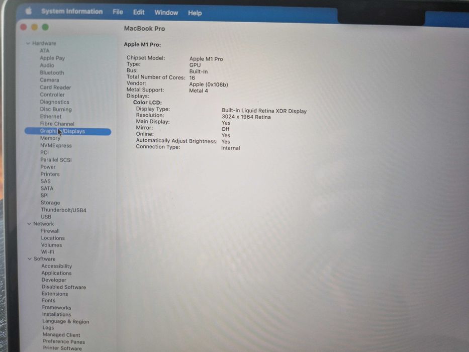 MacBook Pro 14" M1 Pro | 32GB RAM | 512GB SSD | Excelente Estado