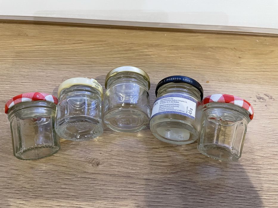 mini słoiczki 5 sztuk