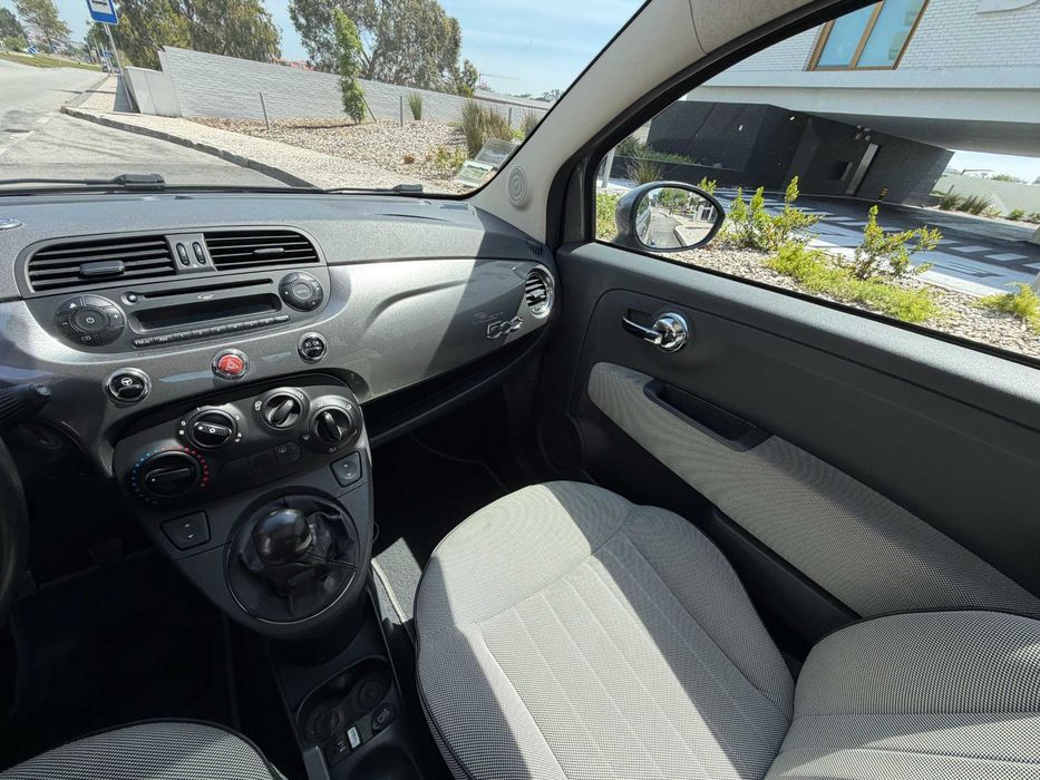 Fiat 500 1.2 Lounge - Nacional – 105.000 km – Teto Panorâmico – Impecável