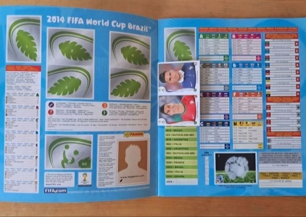 Caderneta vazia FIFA World Cup Brasil 2014 da Panini