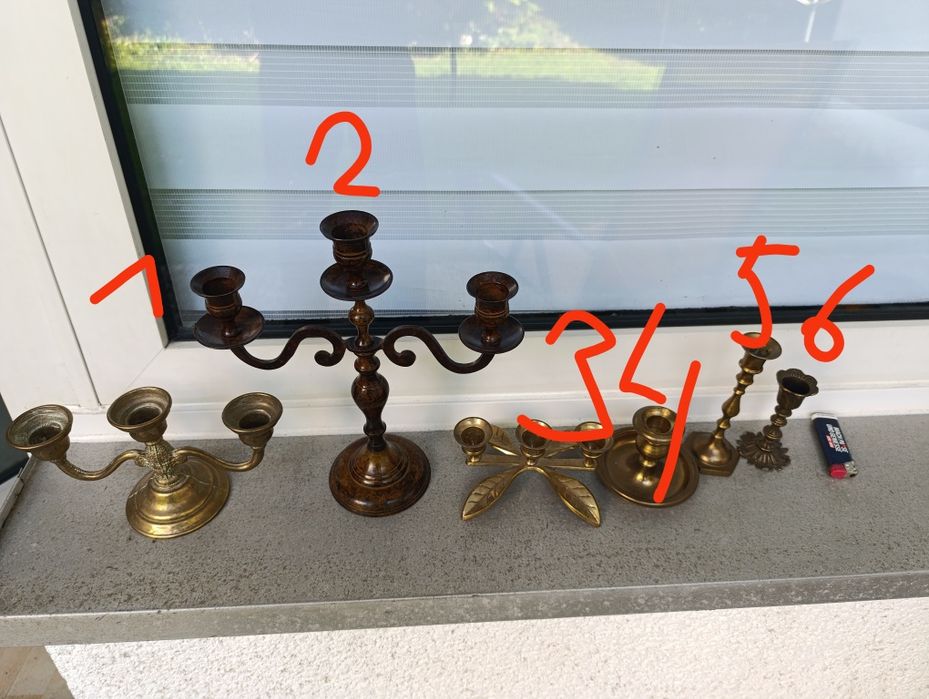 Бронзовые подсвечники