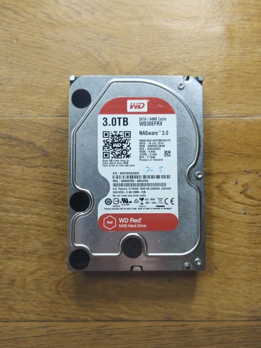 Western Digital Red 3TB модель WD30EFRX жесткий диск для пк смарт на фото отличное состояние идеал гарантия