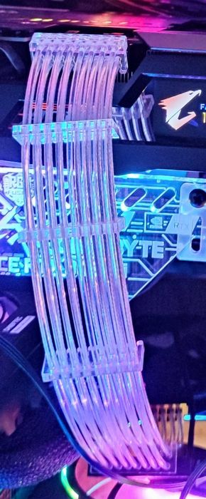 ARGB Кабель-подовжувач живленя відеокарти 2x6+2 pin 5v 3 pin.