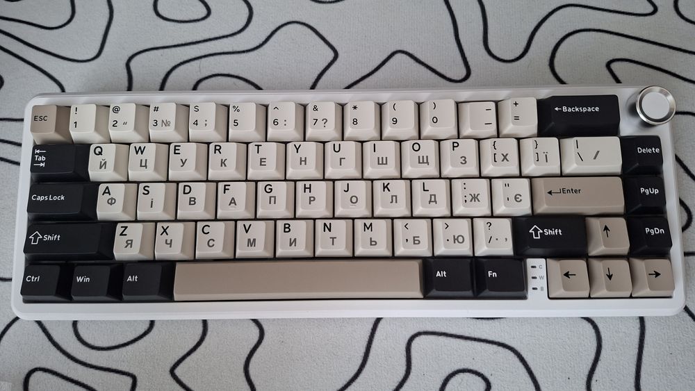 Механічна клавіатура attack shark x66 + доп кейкапи