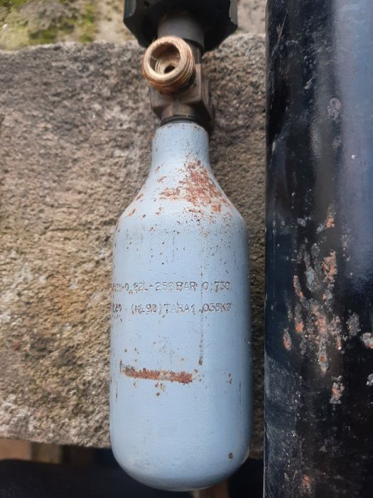 Garrafas de ar comprimido