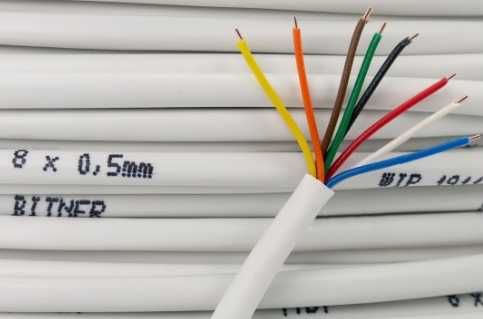 Przewód YTDY BiTprotect 8x0.5 mm Kabel ALARMOWY, DOMOFONOWY BITNER.
