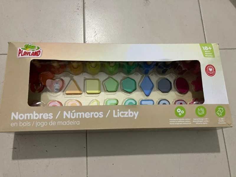 Playland jogo números em madeira Novo +18 meses