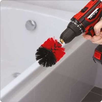 Szczotki na wiertarkę hex 3szt Yato