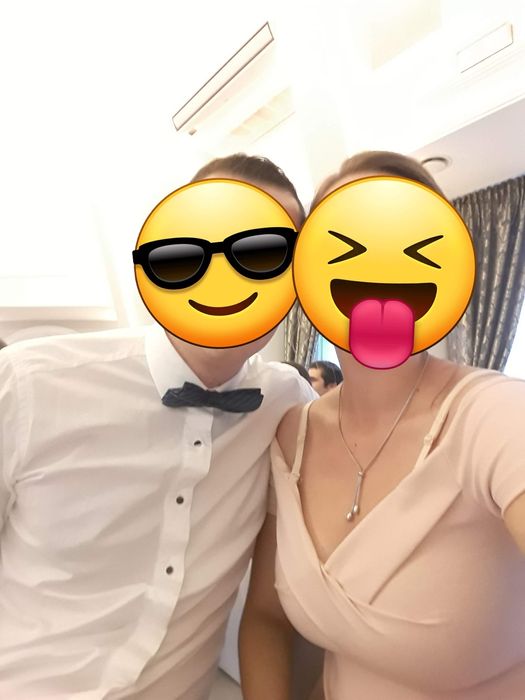 Sukienka pudrowy róż