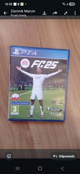 Fifa 25 FC 25 PlayStation 4 PS4 PL