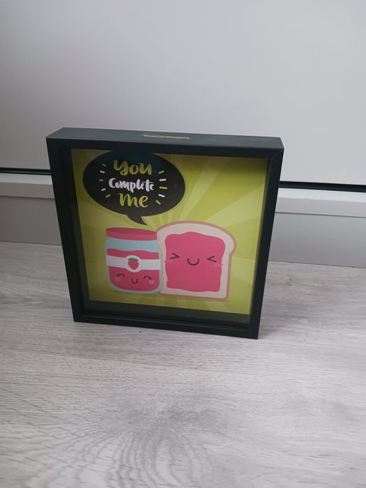 Skarbonka ramka / nowa / 17cm x 17cm