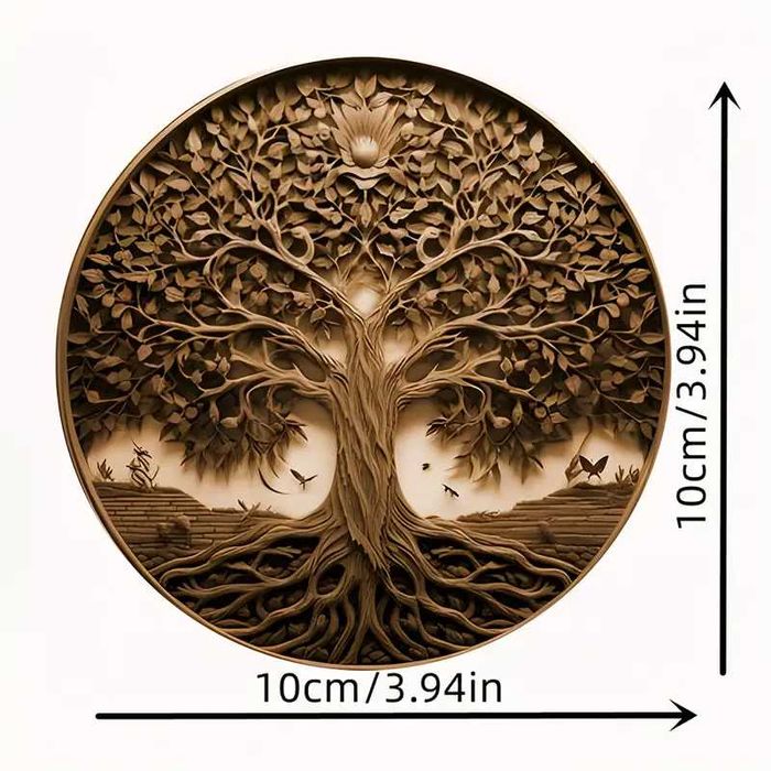 Підставки під чашки  дерев'яні, комплект 8 штук