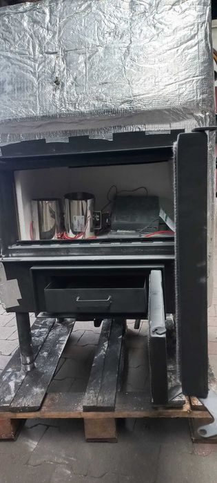 Kominek z płaszczem wodnym MAKROTERM 14 kW PARVA NOWY!!!