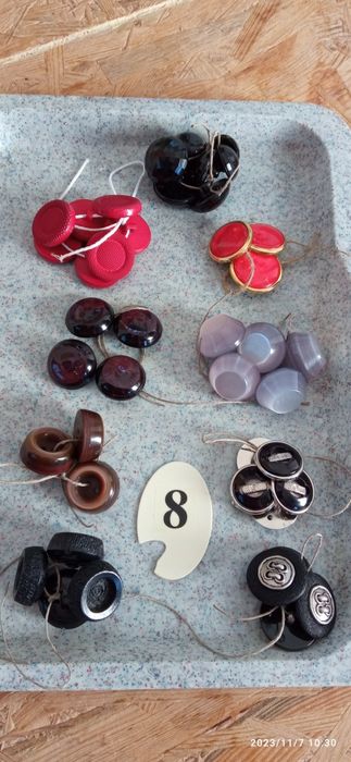 Stare guziki vintage PRL