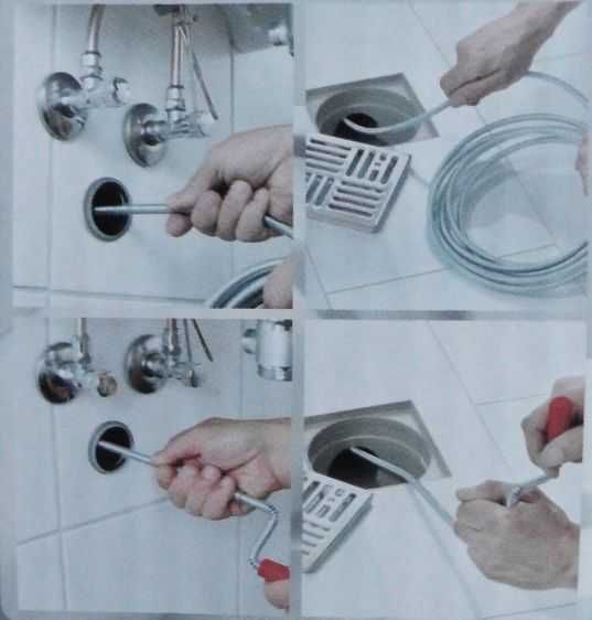 Przepychacz Spirala do czyszczenia i udrażniania rur od kanalizacji 5m