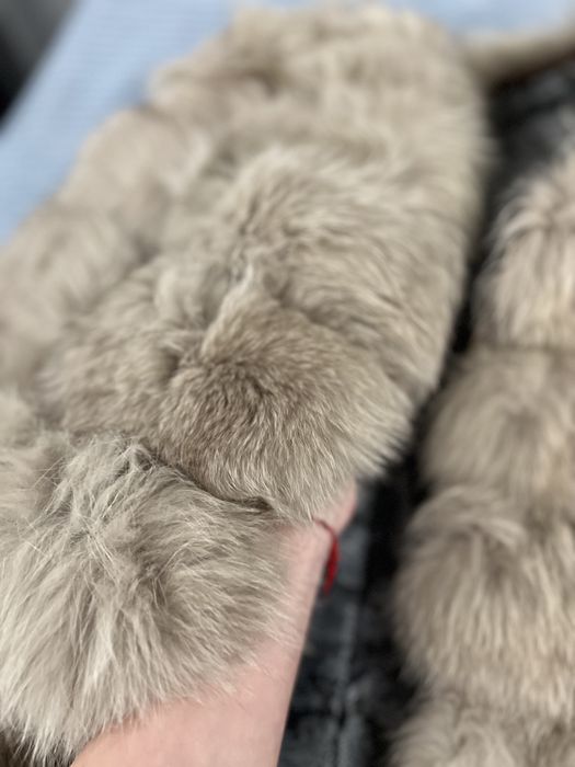 Шуба с меха песца