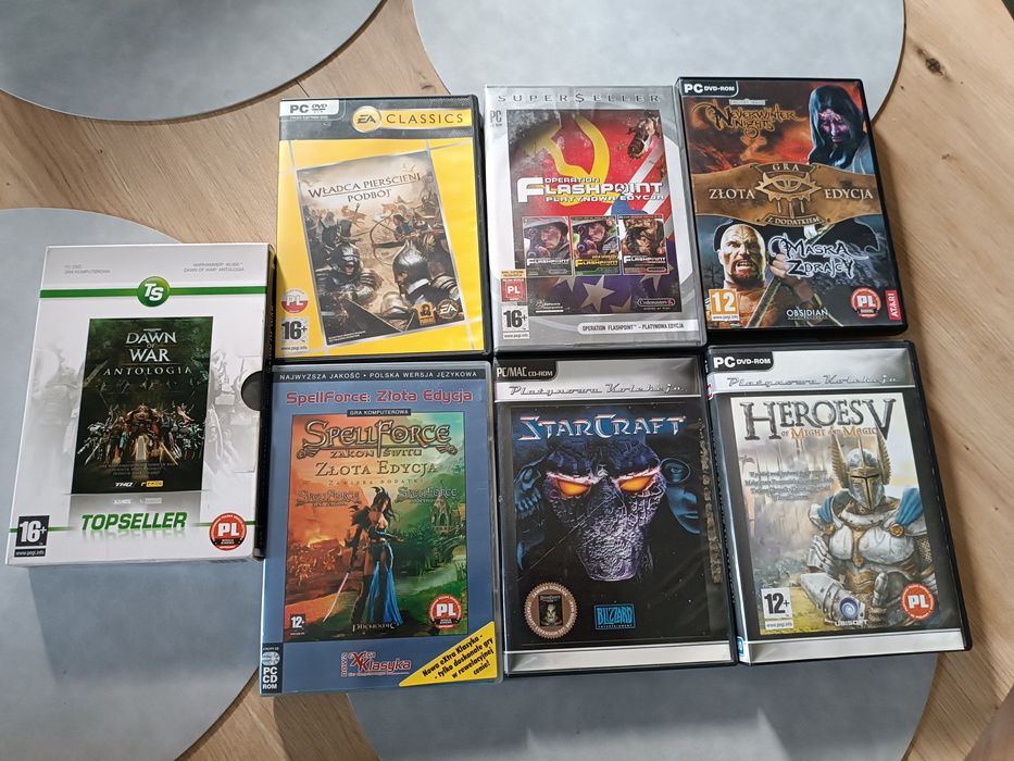 Zestaw gier PC. Diablo Heroes Władca Neverwinter Dawn of War