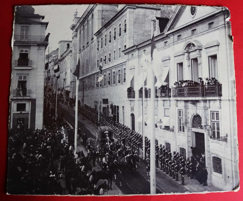CASA REAL Visita de Estado Rei Afonso XIII cortejo rua do Alecrim