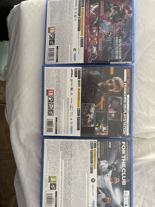 3 Jogos PS5 (FC25, Tekken 8, Call of Duty) – Como Novos
