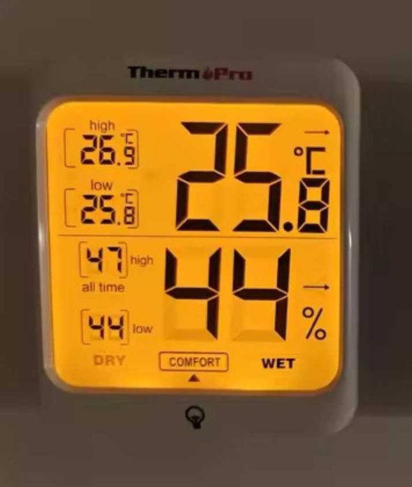 Термогігрометр ThermоPro з підсвіткою Цифровий термометр-гігрометр
