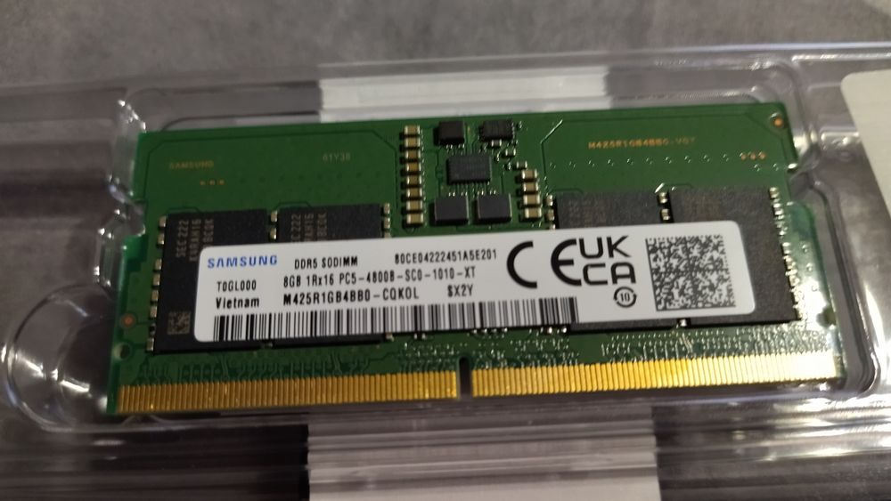 ОЗУ Ddr5 sodimm 8gb 4800 МГц
