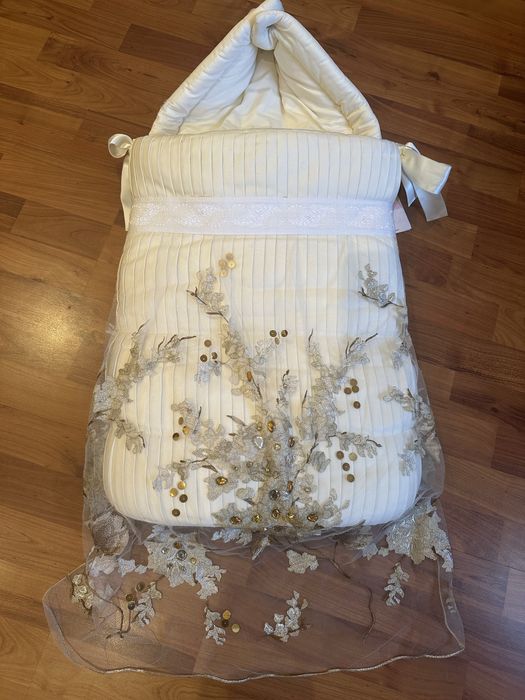 Конверт для новорожденных, зимний, теплый, новый, Италия