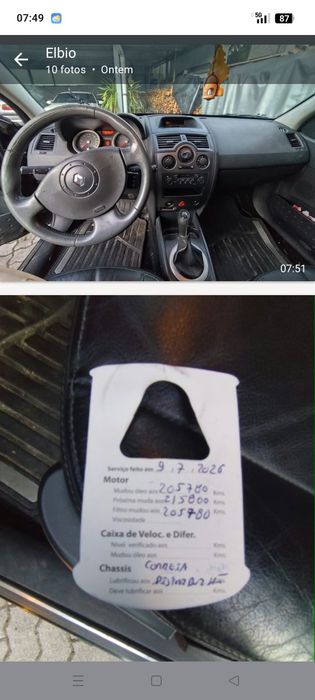 Renault Megane 1.5 DCI impecável de mecânica