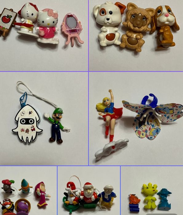 Фігурки kinder natoons hello kitty mario