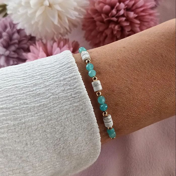 Bransoletka zodiakalna BYK. rękodzieło. Prezent.