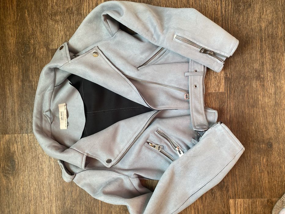 Косуха zara куртка из замши нубука