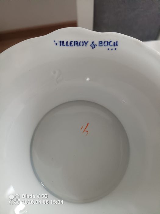 Piekny bardzo stary serwis XIX Villeroy & Boch