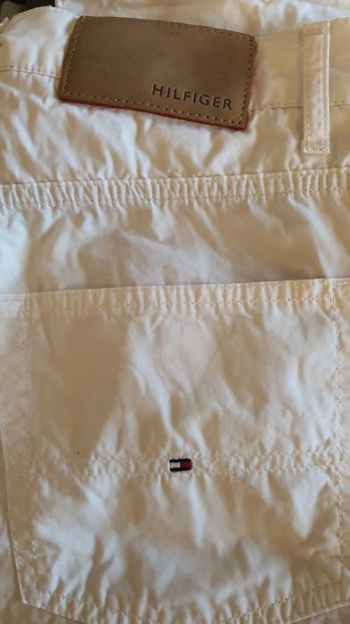 Spodnie Tommy Hilfiger białe 33/34 L