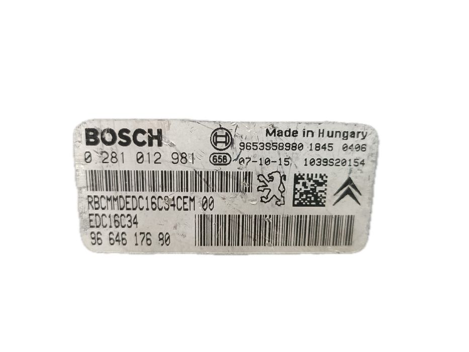 Centralina motor / ECU CITROËN C4 Picasso I (UD_)