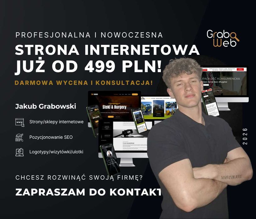 Strony Internetowe | Pozycjonowanie SEO | Projektowanie Grafik | Tworzenie stron WWW