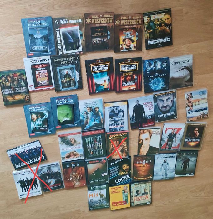 Różne filmy DVD. Stan bardzo dobry.