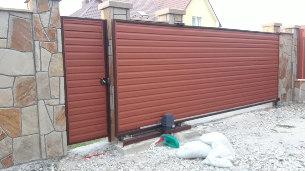 Відкатні ворота,розпашні ворота, гаражні ,зварювальні роботи