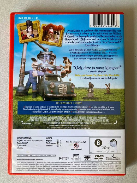 [DVD] Wallace & Gromit: The Curse of the Were-Rabbit