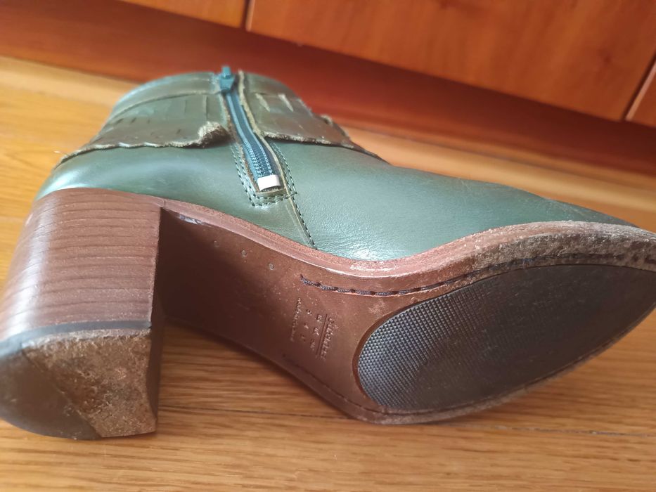 Botas em pele de marca, nº37 (Made In e Cubanas)