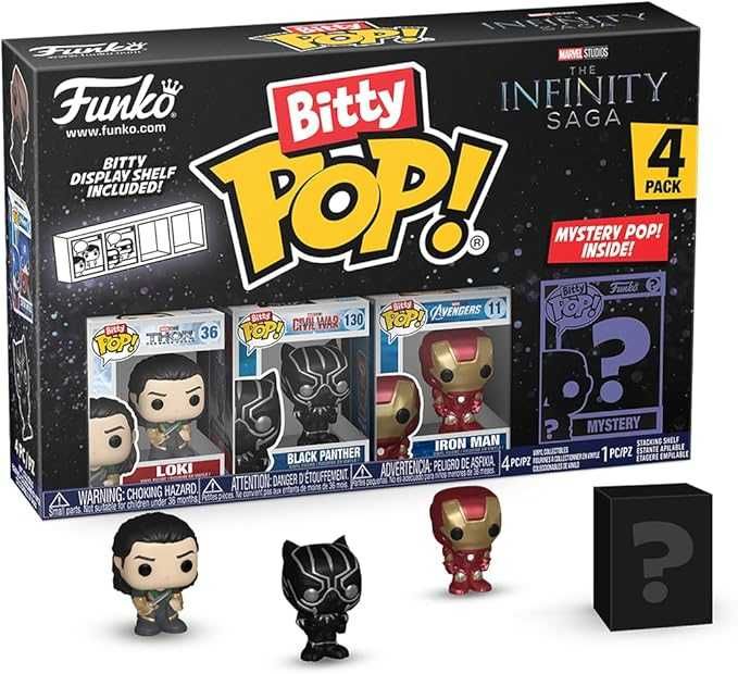 4 Funko Bitty Pop! Marvel