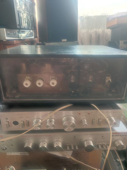 Ламповий підсилювач + АС ( 4 шт EL-84 ,  4гд5+1гд3 вч) hi -fi