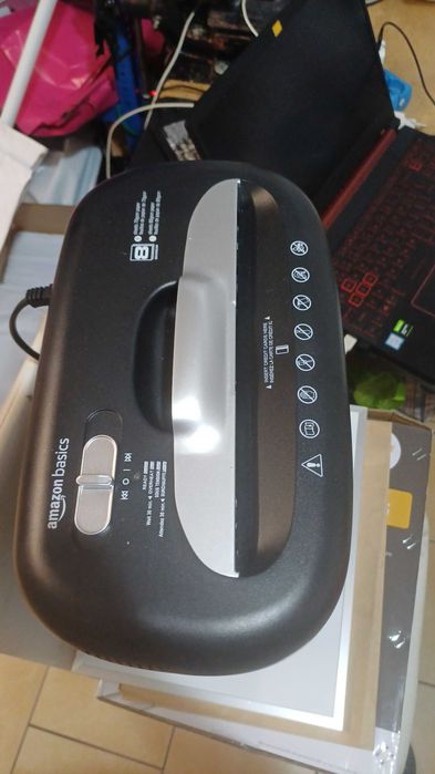 Niszczarka dokumentów papieru kart Amazon.15,5L.