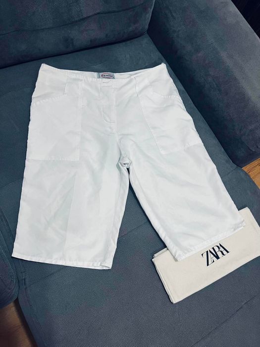 Piękne białe spodenki xl 42 shorty eleganckie