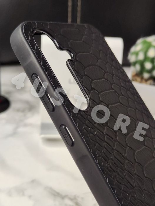 Чехол кожаный на Samsung A25 A35 A55 чохол шкіряний бампер