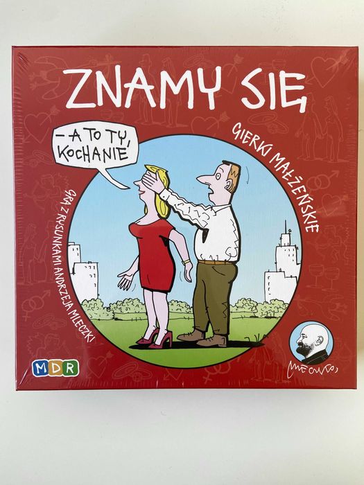 Znamy Się - NOWA gra planszowa z rysunkami Andrzeja Mleczki