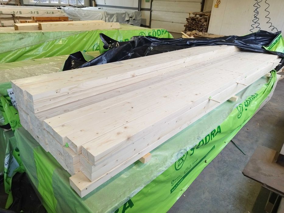 Drewno C24 konstrukcyjne Świerk 60x120mm - 60x170mm - 60x220 suszone