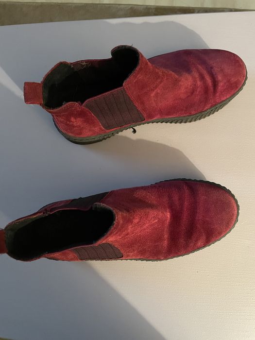 Borki zamszowe Gabor bordowe 37