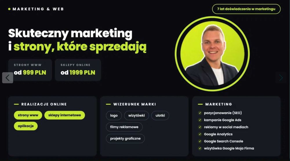 STRONA INTERNETOWA strony strona www @ Tworzenie stron sklepów internetowych @ APLIKACJE Pozycjonowanie, SEO, Reklamy Facebook @ 7 LAT DOŚWIADCZENIA
